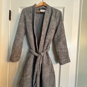 Parachute Bathrobe- Gray, Extra Small
